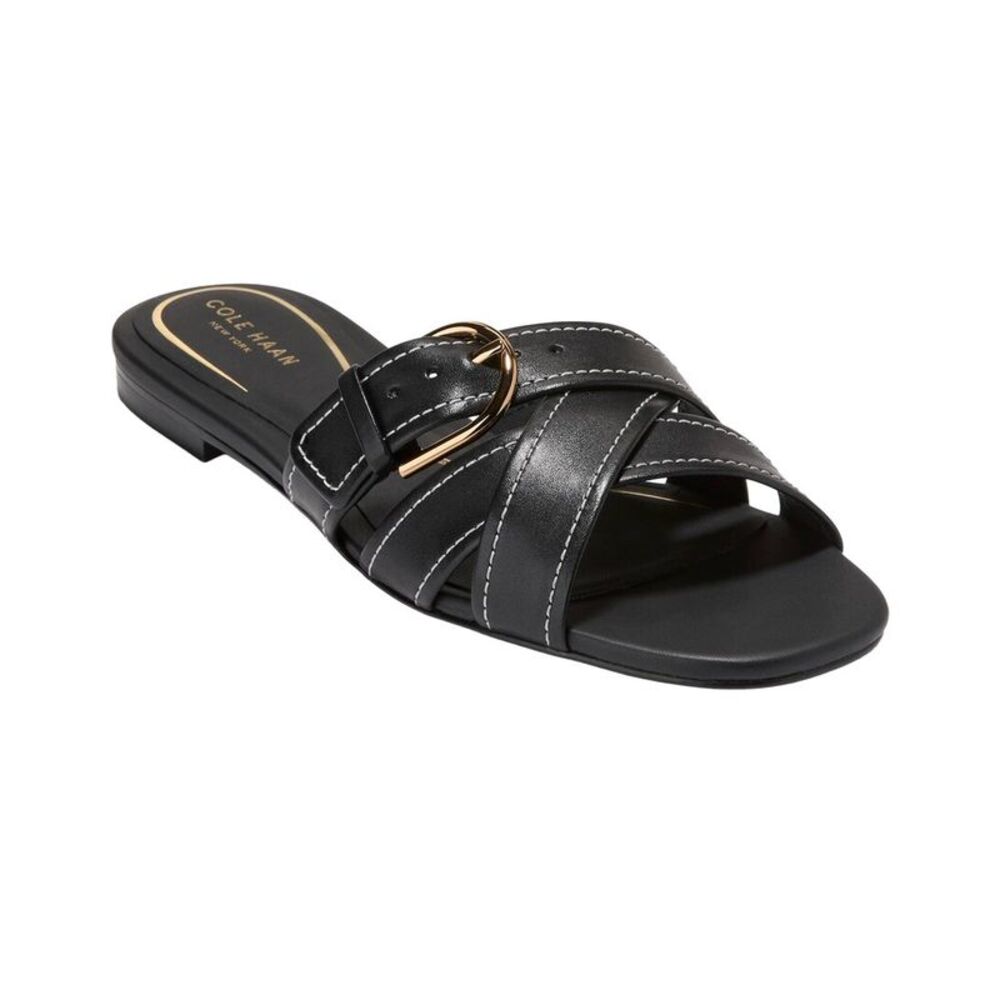 Cole Haan Velma Buckle Leather Sandal